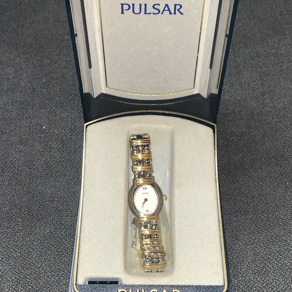 Pulsar Women's Two-Tone Gold and Silver Watch